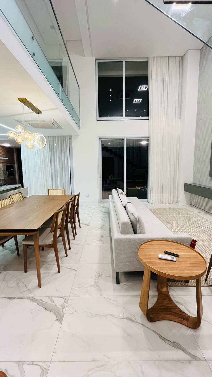 Living integrado da Casa Amary
